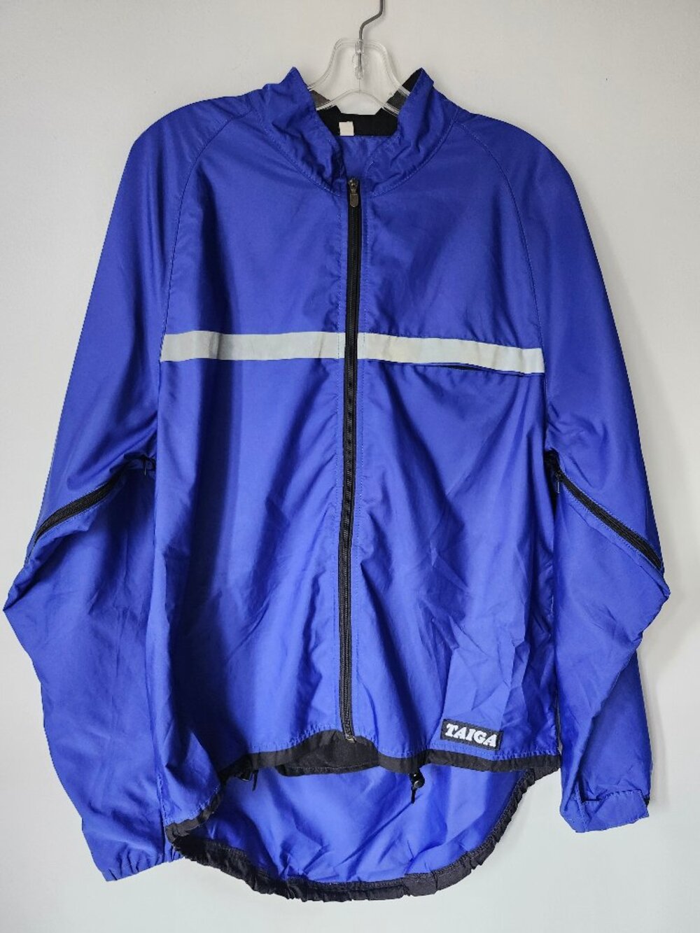 TAIGA Cobalt Blue Hi-Viz Reflector Anorak Shell Jacket